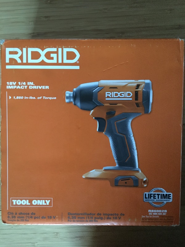 RIDGID 18V Impact Driver 1/4” Power Tools City of Toronto Kijiji