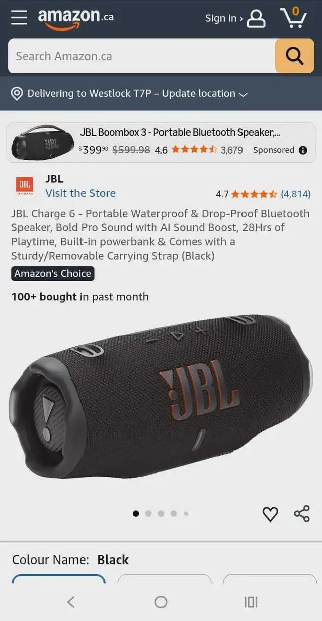 JBL charge 6 Bluetooth speaker 471851183061094404