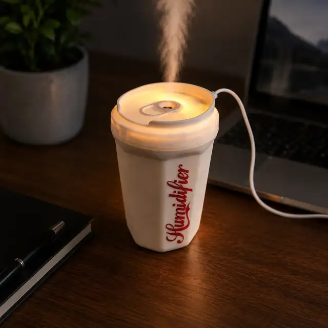 Portable Mini Humidifier USB Diffuser in Heaters, Humidifiers & Dehumidifiers in Winnipeg - Image 3