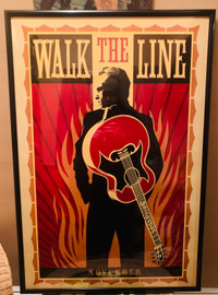 Walk The Line Original Framed Theatrical One Sheet Movie Poster