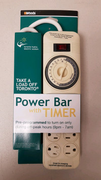 Woods Power Bar with Timer
