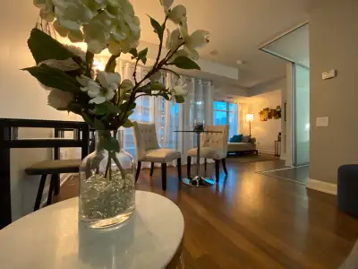 Available Aug 1 Text Kat 647-521-9158 with your dates for fast reply This is not a micro condo! Enjo...