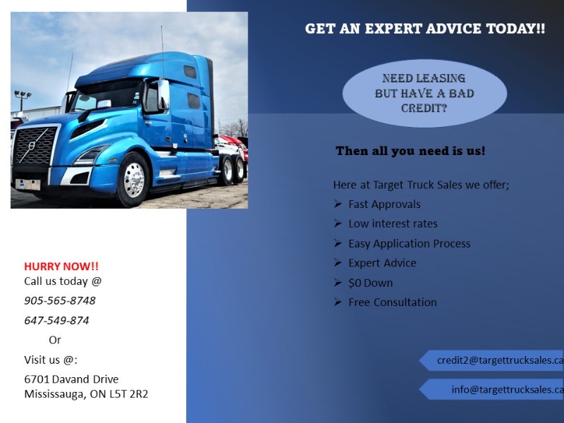 LEASE TO OWN!! GET AFFORDABLE LEASING FOR TRUCKS Other Mississauga