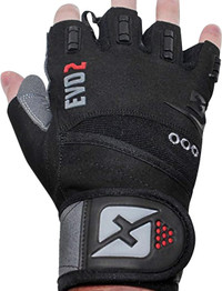 NEW -Weightlifting Gloves with Integrated Wrist Wrap Support