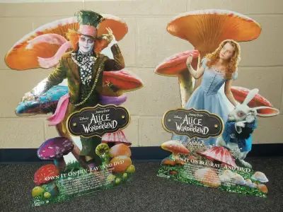 Official Alice in Wonderland 2010 Movie Standees (3ft tall)!!, View more