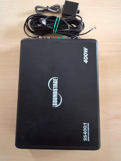 Soundstage SS400.1 Monoblock car amplifier for subwoofers 400W, View more