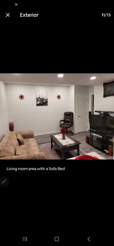 Basement for Rents