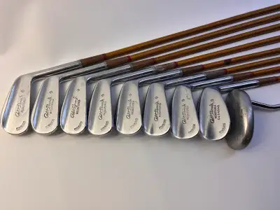 Vintage Spalding Robert T Jones Jr irons 2-9, View more