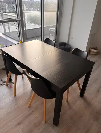 Extendable Dining Table & Chairs, View more
