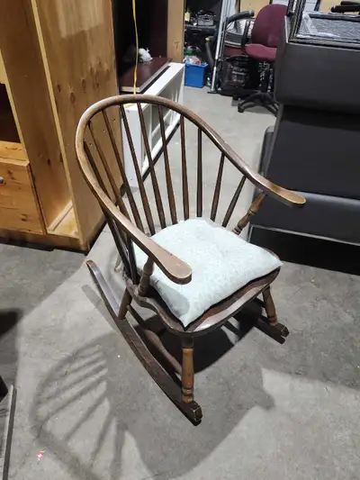 Vintage Wooden Rocking Chair, View more
