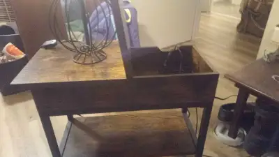 powered table/shelf, View more