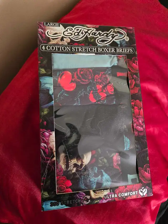 ed hardy 4pk mens boxer briefs