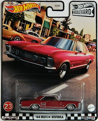 Hot Wheels Boulevard 1/64 '64 Buick Riviera Diecast Car