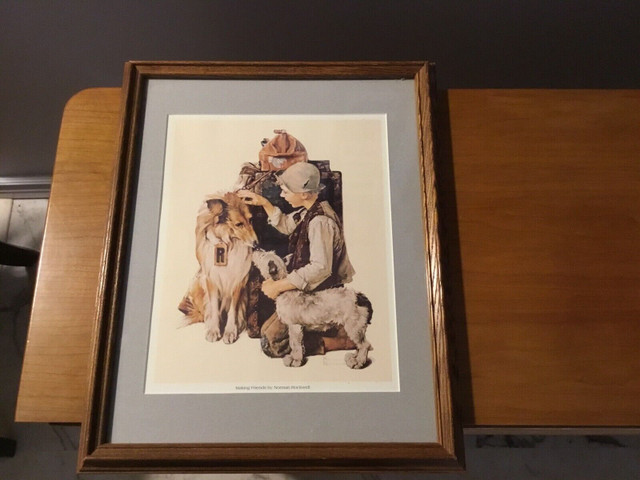 3 Framed Norman Rockwell Prints $20 Each OR All For $50 in Home Décor & Accents in Trenton