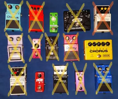 Guitar Pedal Purge! BOSS, EVH, MXR, IBANEZ, View more