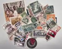 Party Mix of 75 North and South American stamps