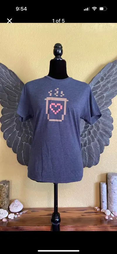 Tee Shirt With Minecraft Style Picture, View more