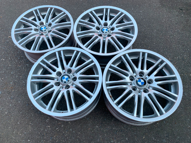 Set of Genuine Factory 18X7.5 style 164 Z4/E46 M3 rims good cond in Tires & Rims in Delta/Surrey/Langley - Image 4