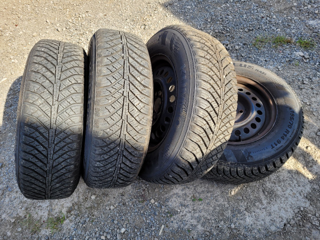 195/70R14 All Weather  Tires/ Winter in Tires & Rims in Hamilton