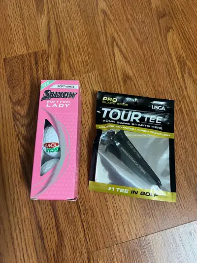 Srixon Soft Feel Lady Golf Balls and Tour Tees, View more