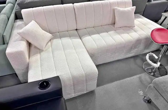 Boucle Sectional Sofa64208546011393120