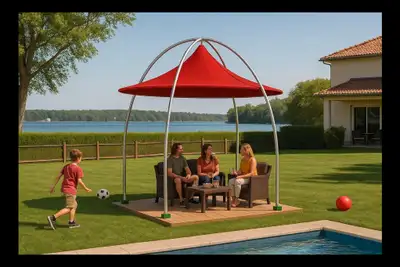 Georgian Arc – Modern Gazebo Structure for Outdoor Spaces, View more