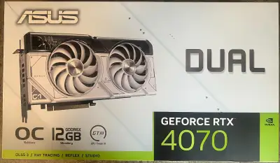 ASUS GeForce RTX 4070 DUAL OC 12GB || GRAPHICS CARD, View more