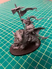 Warhammer age of sigmar lord celestant on Dracoth assembled