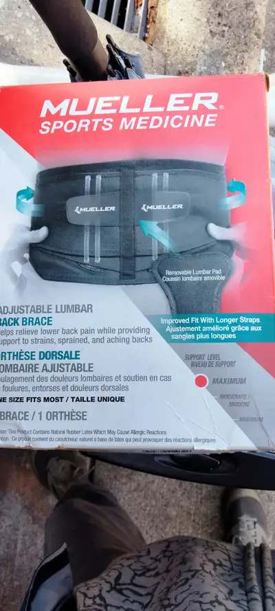 Mueller sports medicine adjustable lumbar back brace, View more