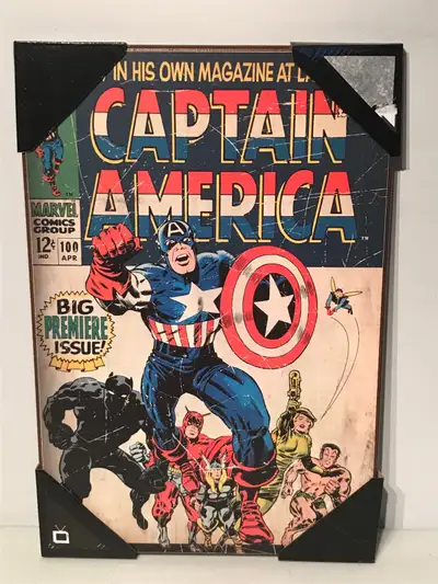 Captain America #100 Silver Age Marvel Comic Book Cover Wall Art, View more