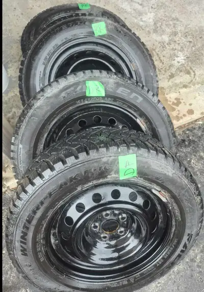 LIKE NEW Prius Winter Tires on Rims – Ready to Go! ❄️ Set of 4 winter tires on rims from a 2022 Toyo...