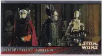 STAR WARS TOPPS EPISODE 1 # 1 WIDEVISION C8 FORCES OF JUSTICE