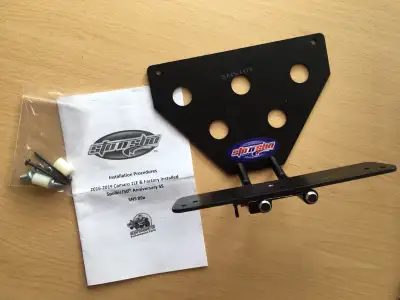Upgrade your Camaro with this like-new Sto N Sho Detachable License Plate Bracket, designed for 2016...