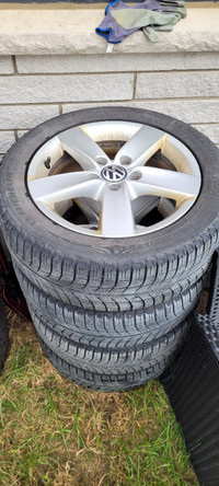 VW / Audi Michelin X-ICE Winter Tires and Wheels 205/55/R16