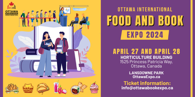 Ottawa International Food and Book Expo 2024 - TWO DAY PASS in Events in Ottawa - Image 3