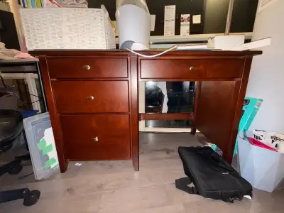 Solid wood office desk, View more