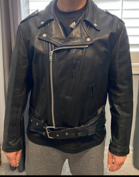 Men’s Custom Leather Biker Jacket