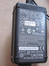 Sony camcorder adapter chargers AC- L15  and AC- L200 new