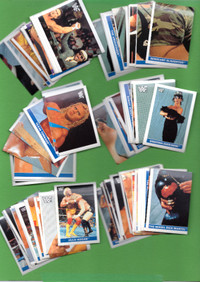 1991 Diamond WWF Superstars stickers set 150/150 très rare ITALY