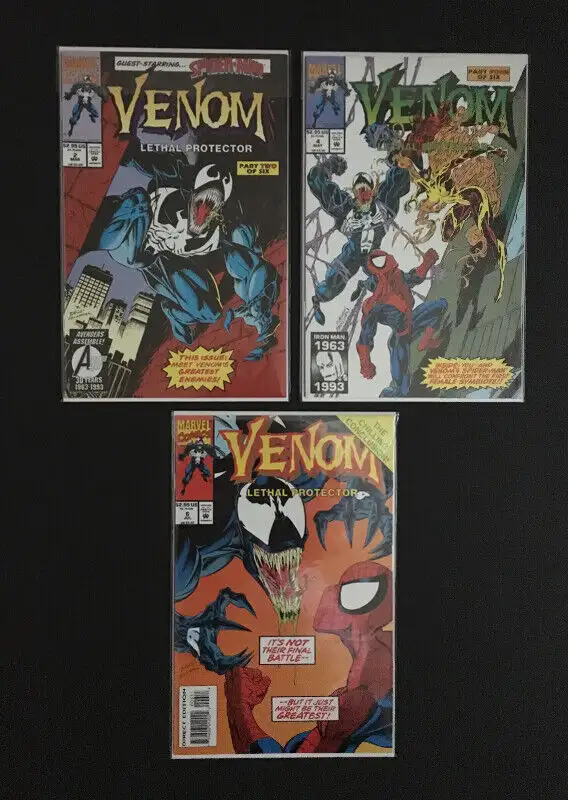 **SOLD**  VENOM Lethal Protector Limited  Series  (1993) in Comics & Graphic Novels in Calgary - Image 3
