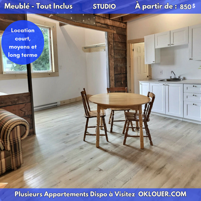 Studio disponible pour des séjours de courte ou de moyenne durée. De plus, possibilité d’une locatio...