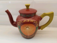 Canadian WEAR-EVER Hand Painted Tea Kettle