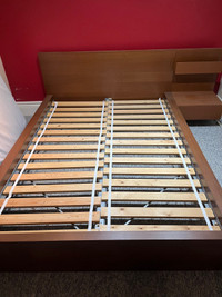 IKEA Malm brown double bed