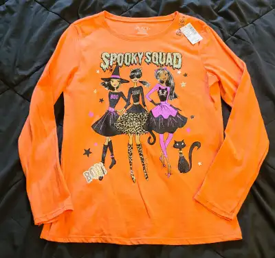 NEW! Girls Halloween Shirt - Size 14 Youth (XL), View more