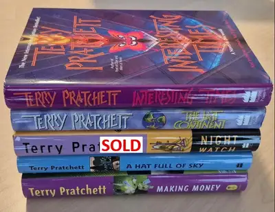 Terry Pratchett – Discworld Series (#17, 22, 32, 36) - HC, View more