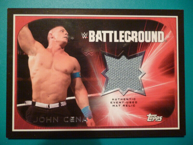 WWE Relic Topps Cards - Cena Reigns Ambrose Strowman in Arts & Collectibles in Peterborough - Image 3