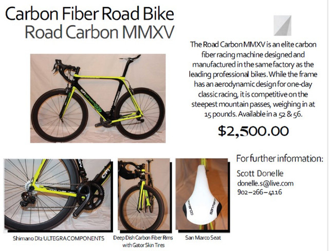 Brand New Carbon Fiber Road Bike MMXV in Road in London - Image 2