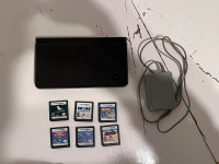 Nintendo DSi XL - with games