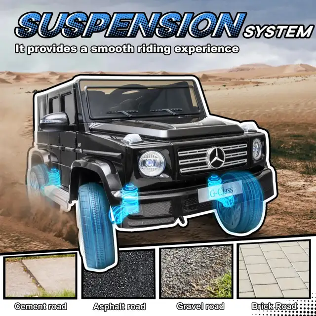 Mercedes Benz G500 Licensed 12V Kids Ride on Car with Remote in Toys & Games in Markham / York Region - Image 5