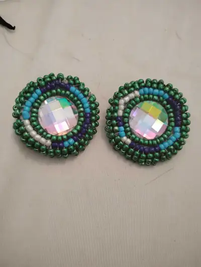 beaded earrings, View more